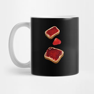 Strawberry Toast Bread Loaf Sandwich Vintage Retro Kawaii Yummy Mug